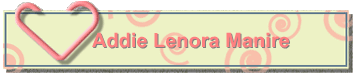 Addie Lenora Manire